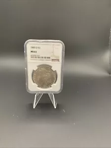 1885 O Morgan Silver Dollar Graded MS61 By NGC - Picture 1 of 2