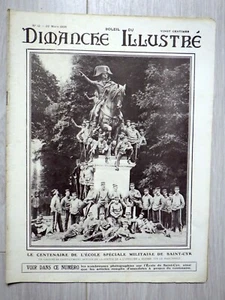 SOLEIL DU DIMANCHE 1908 (Nr 12) Centenaire ECOLE MILITAIRE SAINT CYR - Picture 1 of 4