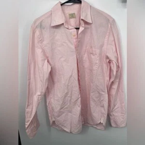 J.Crew Herren Button Down rosa und weiß Hemd so Gr. Small - Bild 1 von 5