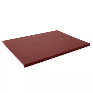 Schreibtischunterlage mit Kantenschutz Leder Bordeaux Rot - Rutschfester Boden - Bild 1 von 5