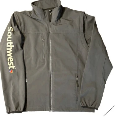 Southwest Airlines Coat Removable Sleeves For Vest Size Small Employee Uniform - Image 1 of 3