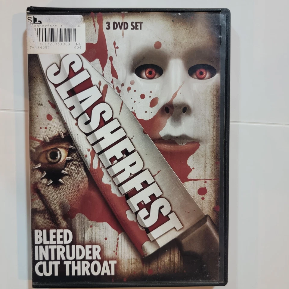 Slasherfest (DVD) Bleed - Intruder - Cut Throat - Image 1 of 1