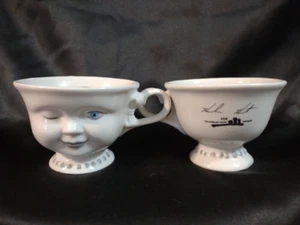 Baileys Irish Cream Winking Lady Cups Helen Hunt Signed Limited Edition Set Of 2 - Picture 1 of 7