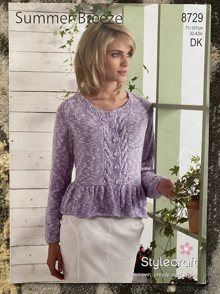 Ladies cardigan -Knitting Pattern - Style Craft 8729 - Image 1 of 1