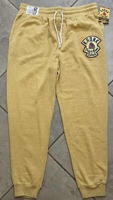Pantalones deportivos Kronk Pain & Fame Detroit Roots Of Fight amarillos nuevos con etiquetas para hombre 3XL Foto 1 de 4