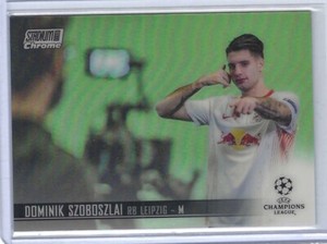 DOMINIK SZOBOSZLAI  2020-21 TOPPS STADIUM CLUB CHROME ROOKIE REFRACTOR RC #77