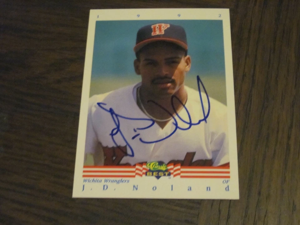J.D. NOLAND SIGNED AUTOGRAPHED 1992 CLASSIC BEST MINOR LG CARD-WICHITA WRANGLERS - Image 1 of 1