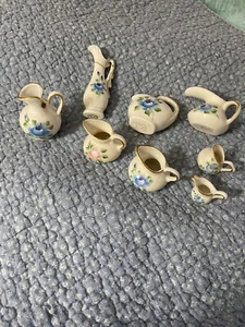 Vintage Welsley Made in England bone china miniature lot - Picture 1 of 8