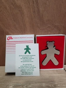 Seltener Cressona Aluminium Company Weihnachten Teddybär Ornament SAPA Cressona PA - Bild 1 von 16