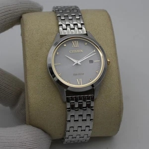 Reloj Citizen Chandler Eco-Drive 30 mm acero esfera blanca damas EW2531-50A - Imagen 1 de 6