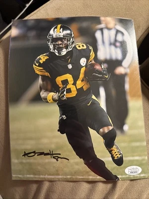 Antonio Brown Pittsburgh Steelers Autographed 8x10 Photo JSA COA - Image 1 of 2