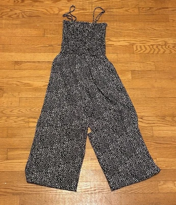 Blue Life Black and White Printed Jumpsuit Size Small NWOT MSRP $149 - Image 1 of 4