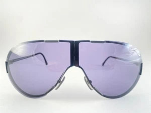 VINTAGE PORSCHE DESIGN FOLDABLE 5629 90 BLACK FRAME GREY LENS 1980 LARGE AUSTRIA - Picture 1 of 10