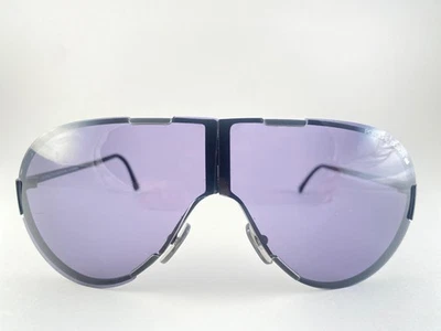 VINTAGE PORSCHE DESIGN FOLDABLE 5629 90 BLACK FRAME GREY LENS 1980 LARGE AUSTRIA - Image 1 of 4