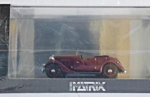 Matrix 1934 Rover 12 HP P1 Tourer maroon open roof   1:43 scale - Picture 1 of 2