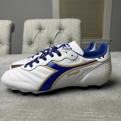 Botines de fútbol Diadora Brasil Italia OG GR LT+ MDPU FG para hombre talla 7/mujer 8,5 Foto 1 de 4