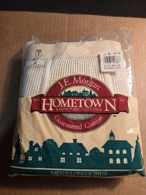 NWT Vintage J.E. Morgan The Original Thermals Long Johns Made In The U.S.A.... - Image 1 of 3