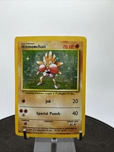 Hitmonchan 7/102 Holo Rare Vintage Pokemon Card Base Set - Picture 1 of 24