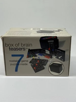 Protocolo - Caja de 7 rompecabezas - Rompecabezas de juego nostálgico - En caja de madera Foto 1 de 4