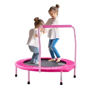 VEVOR 36" Trampoline for Kids Foldable Mini Toddler Trampoline Indoor Outdoor - Picture 1 of 12