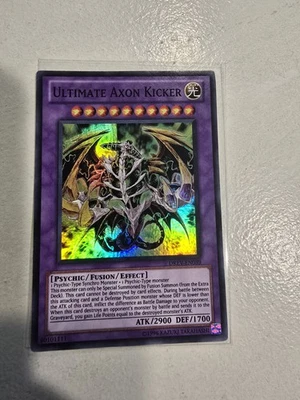 Yugioh! Ultimate Axon Kicker DREV-EN039. Unlimited.  Super Rare.Lightly Played.  - Image 1 of 4