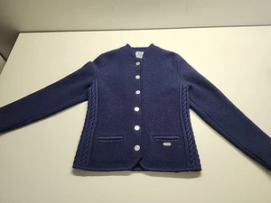 Vintage Münchner Strickmoden Wollpullover Strickjacke Gr. 40 West Germany *TOLL* - Bild 1 von 16