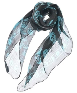 Alexander McQueen Stolen schwarzblau (gemustert) 2200600150107 - Bild 1 von 5