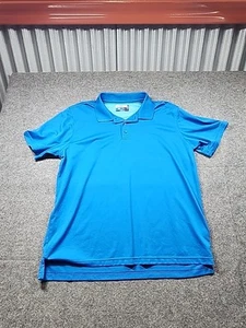 Magellan Shirt Men's XL Blue Fish Gear Mag Wick Loose Fit Adventure Gear Polo - Picture 1 of 13