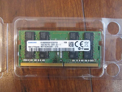 Samsung 16GB - 2Rx8 PC4-2666V 260-Pin DDR4 SODIMM Laptop Memory Module - Image 1 of 2