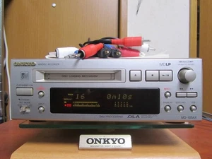 1Day Ship USED ONKYO MD-105AX Mini Disk Recorder player MD Deck - Picture 1 of 3