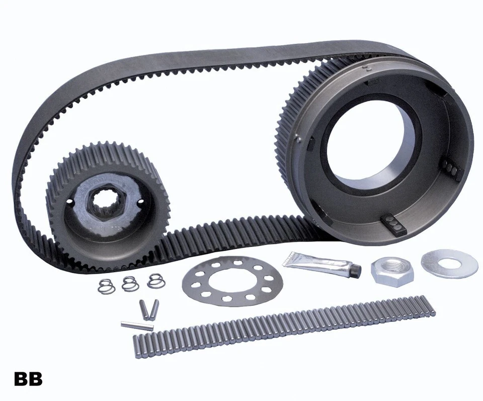 Harley-Davidson Panhead & Shovelhead 1955-1984 transmisión por correa abierta BDL 8 MM 2" Foto 1 de 1