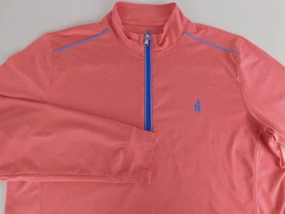 Chaqueta deportiva Johnnie-O PrepFormance para hombre ligera rosa azul QZ grande Foto 1 de 4