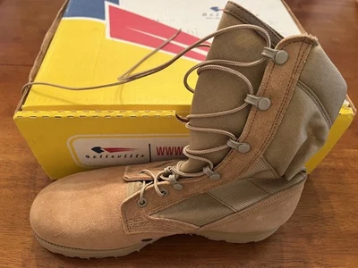 Belleville Military Hot Weather Boots Type 2 Tan Combat Issued Mens US 10.0R - Image 1 of 4