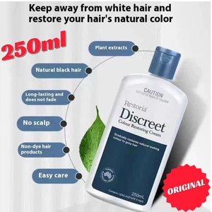 250ml Original Restoria Discreet Hair Colour Restoring Cream Grey Hair Covering - Picture 1 of 9