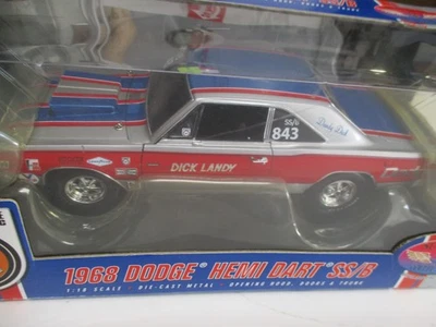#2 Supercar Collectibles  DICK LANDY  68 DODGE DART SS/B HEMI   1/18 DIECAST - Image 1 of 4