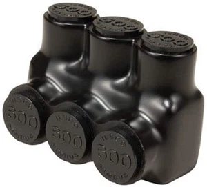 Ilsco PBTS-3-1/0 Plastisol Insulated Type PBTS Multi-Tap Connector 3-Port - Picture 1 of 2