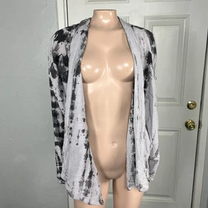 Fenini Damen Shirt Large Batik vorne offen Nylon Viskose Lagenlook Oberteil R3-2 - Bild 1 von 6