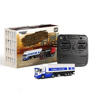 [Official Japanese Product] Hi-Tec Turbo Racing C50-WH Trailer Truck White - Picture 1 of 5
