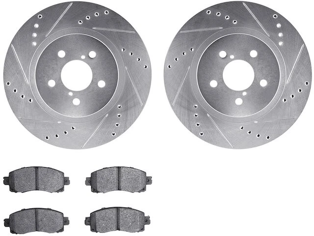 Kit de pastillas de freno delanteras y rotor para Subaru Impreza 2018 2019 HR441TJ 2017-2022 Foto 1 de 1