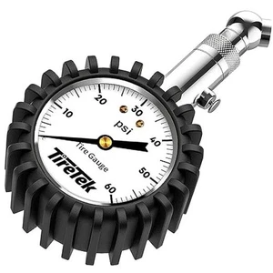 Manometro pressione pneumatici per auto (0-60 PSI, certificato ANSI) Premium Air Standard - Foto 1 di 7