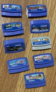 Vtech Innotab Games Lot Of 9 Disney Movie Games Toy Story Cars Thomas The Train - Picture 1 of 1