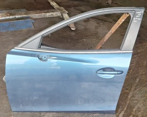 MAZDA 3 MK3 PASSENGER SIDE FRONT DOOR IN BLUE PAINT CODE-45B 2014-2019 #M9301 - Picture 1 of 16