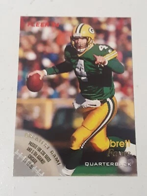 Brett Favre Green Bay Packers 1996 Fleer Card #51 - Image 1 of 2