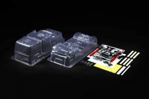 TAMIYA RC Car Body 1/14 Mercedes Benz Truck ACTROS MP4 Motorsport 51654 - Picture 1 of 2