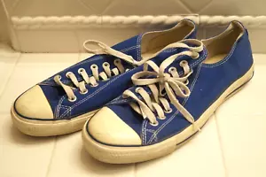 CONVERSE CORDONES TOP BAJO AZUL Y BLANCO TALLA 10 - Imagen 1 de 8