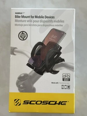 Scosche HFBM01 HandleIt Handlebar Bike Mount for Smartphones and GPS Devices New - Image 1 of 4