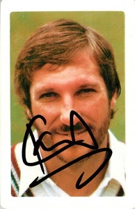 Signed 1981 1982 England Men's Test Cricket JVC Card - Ian Botham - Picture 1 of 3