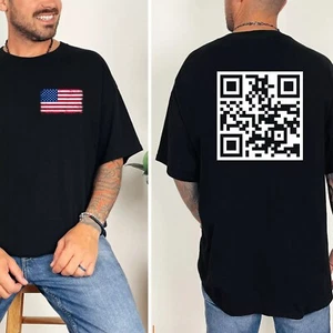 Trump YMCA QR Code Dance T-Shirt - Scannable Funny Shirt / Trump Dancing - Picture 1 of 3