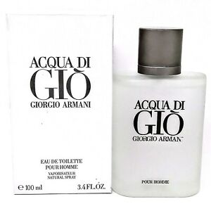 Acqua Di Gio by Giorgio Armani 3.4 fl oz/100 mL EDT Spray for Men NEW IN BOX