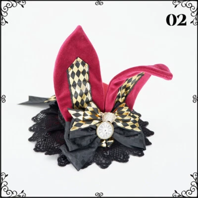 Sombrero Lolita Original Hecho a Mano Tocado Flor Píldora Fiesta del Té Accesorio para el Cabello 1x Foto 1 de 4